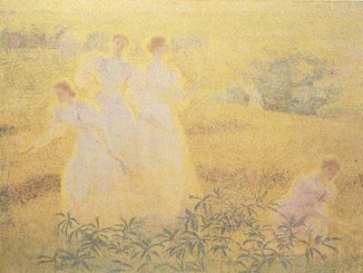 Philip Leslie Hale Girls in Sunlight (nn02) France oil painting art